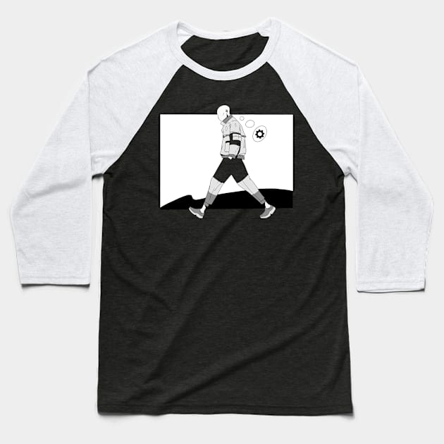 Zoned Out Baseball T-Shirt by gearedbrand